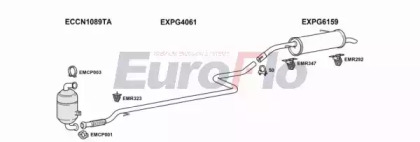 Система выпуска ОГ EuroFlo PG20716D 3001A